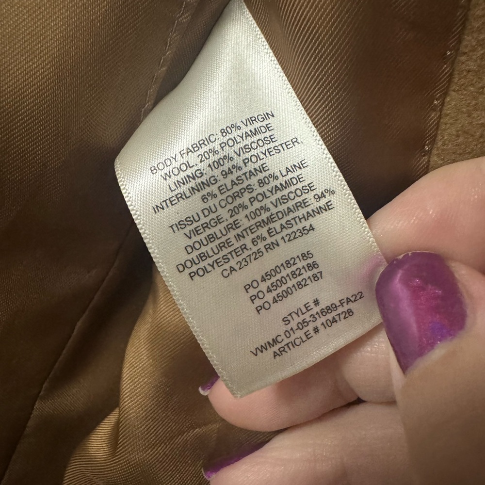 Babaton The Constant Coat EUC Large - Picture 4 of 7